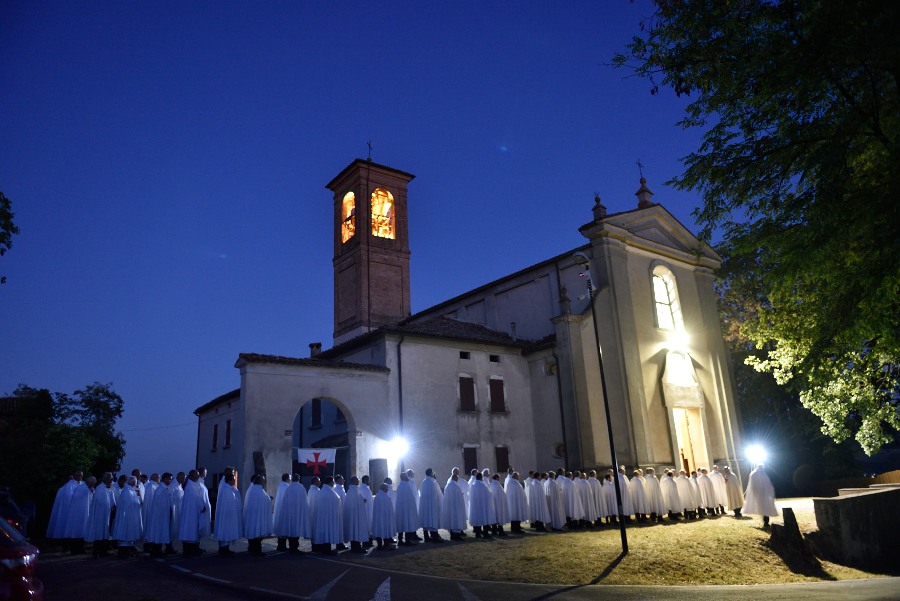 Veglia di Preghiera presso la Pieve di Santa Maria di Mucciatella a Puianello di Quattro Castella (RE) 31.07.2022