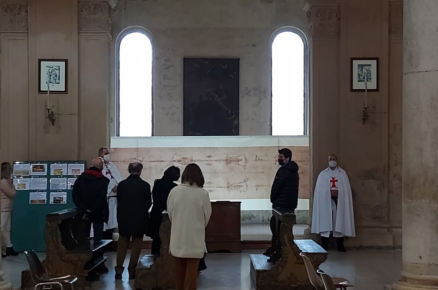 Turno di Custodia e partecipazione Santa Messa Pasquale presso la Basilica di San Francesco a Ferrara 04.04.2021