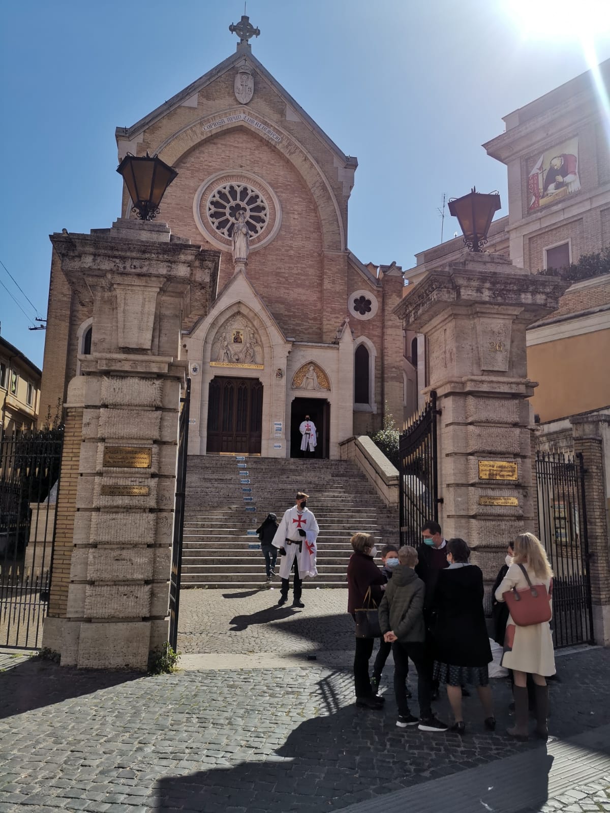 Turno di Custodia e partecipazione Santa Messa di Pasqua – Chiesa di Sant’Alfonso sull’Esquilino – Roma 04.04.2021