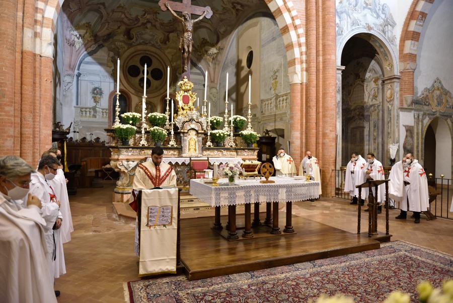 Santa Messa e Veglia notturna di Preghiera a Chiaravalle della Colomba, Chiaravalle (Piacenza) 31.10.2020