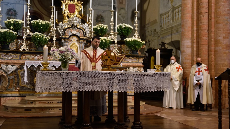 Santa Messa e Veglia notturna di Preghiera a Chiaravalle della Colomba, Chiaravalle (Piacenza) 31.10.2020