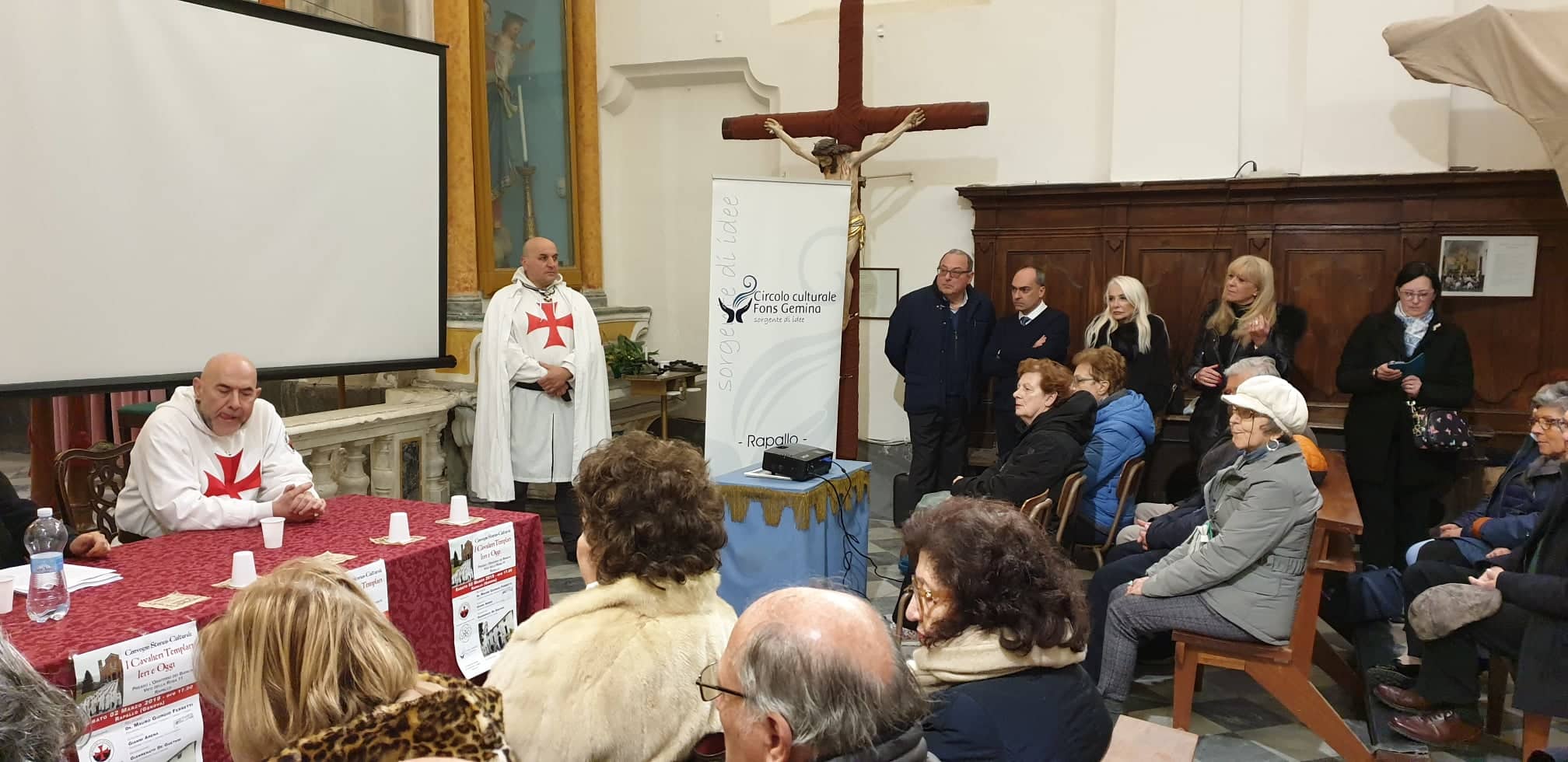Conferenza dei Templari Cattolici d’Italia a Rapallo nell’Oratorio dei Bianchi