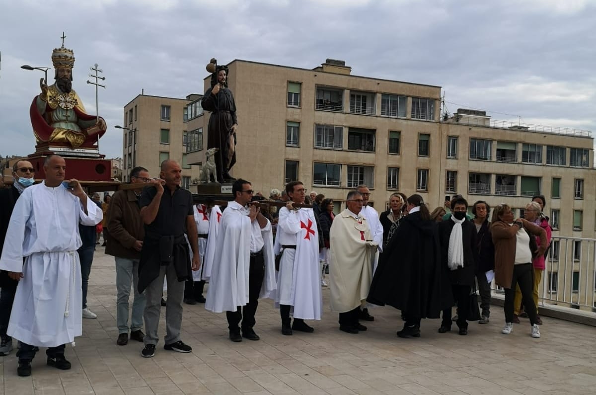 Procession de Saint Léon le grande et Saint Roch 2022 à Marseille