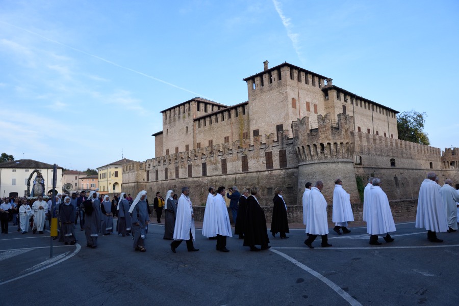 Messa e Processione all'Abbazia di Fontanellato Templari Oggi