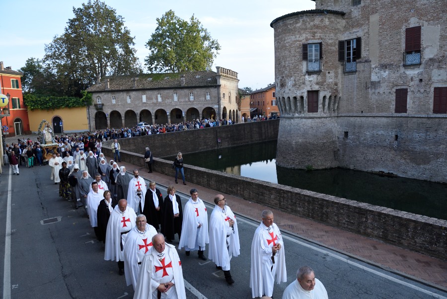 Messa e Processione all'Abbazia di Fontanellato Templari Oggi