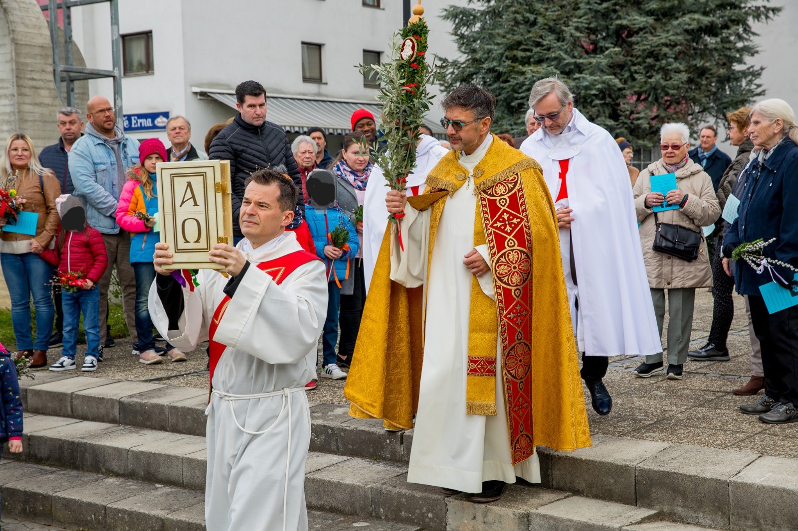 Processione e Santa Messa presso la Chiesa di San Paolo a Krems sul Danubio (Austria) 24.03.2024