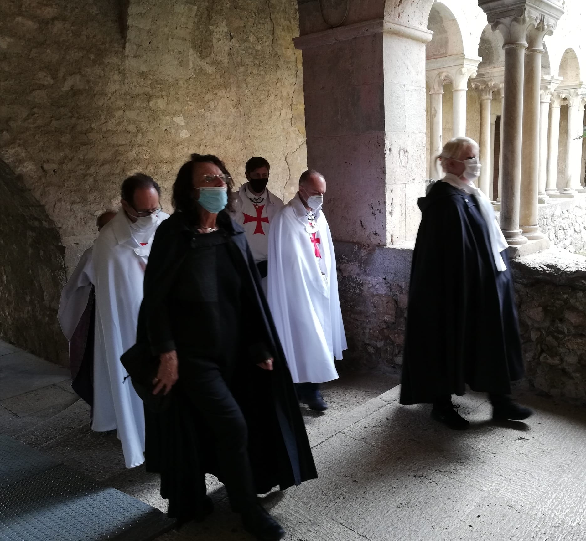 Partecipazione alla Santa Messa in Suffragio per il Nostro Fondatore Dell’Ordine Templare Ugone dei Pagani,Messa celebrata nella Cappella Templare all’interno dell’Abbazia di Valvisciolo