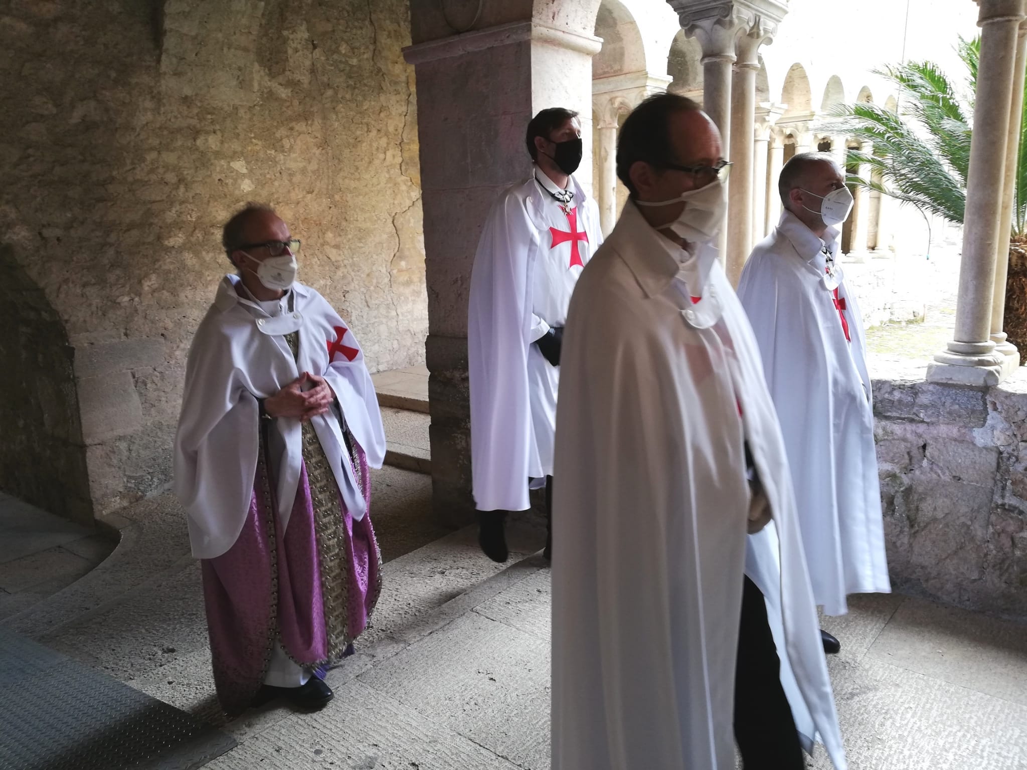 Partecipazione alla Santa Messa in Suffragio per il Nostro Fondatore Dell’Ordine Templare Ugone dei Pagani,Messa celebrata nella Cappella Templare all’interno dell’Abbazia di Valvisciolo
