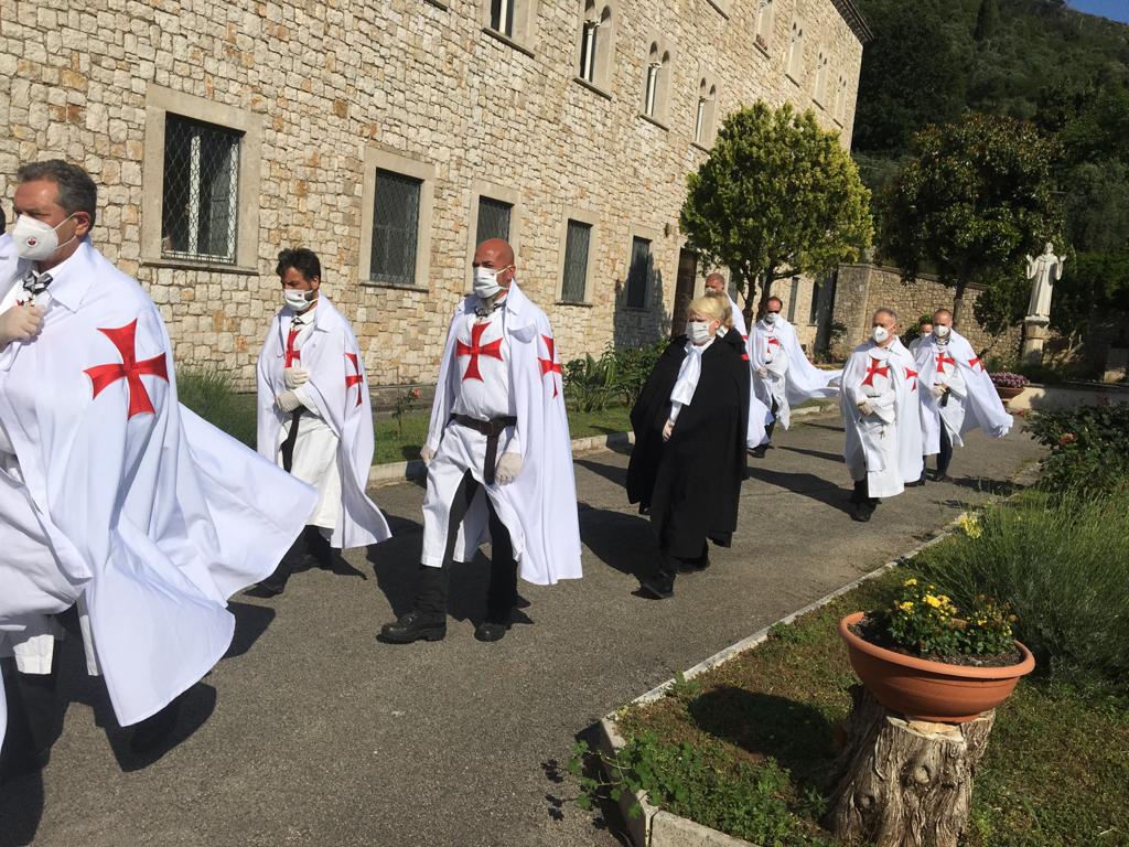 Partecipazione alla Santa Messa in Suffragio per il Nostro Fondatore Dell’Ordine Templare Ugone dei Pagani,Messa celebrata nella Cappella Templare all’interno dell’Abbazia di Valvisciolo