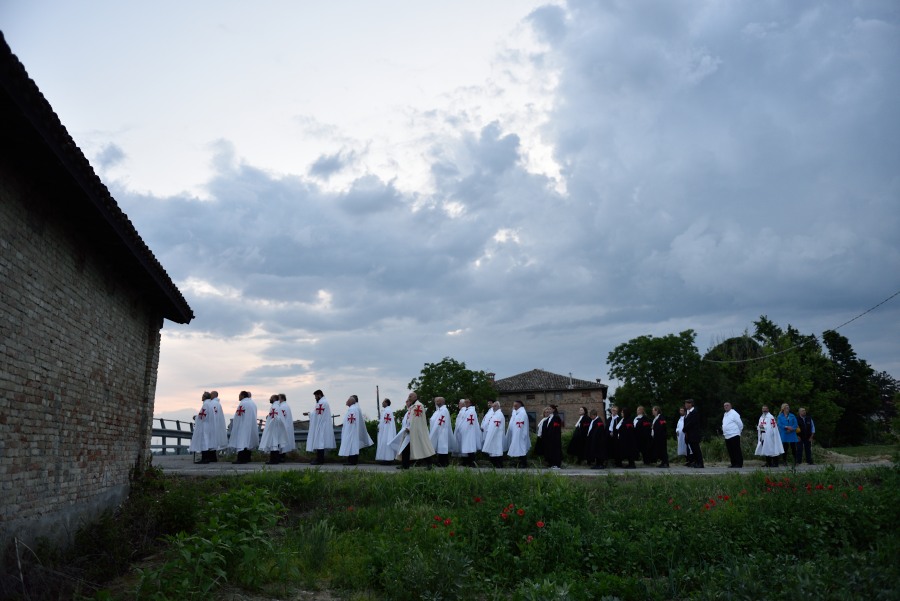 Santa Messa in memoria del Gran Maestro Templare Ugone de Pagani (+ 24 Maggio 1136) presso la Pieve di Santa Maria Maddalena a Toccalmatto (PR) 24.05.2023