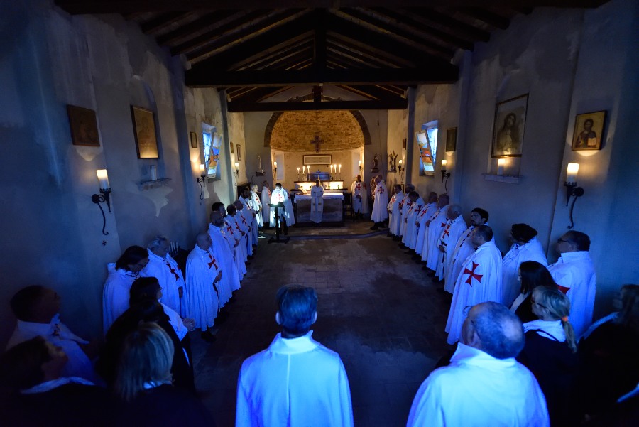 Santa Messa in memoria del Gran Maestro Templare Ugone de Pagani (+ 24 Maggio 1136) presso la Pieve di Santa Maria Maddalena a Toccalmatto (PR) 24.05.2023
