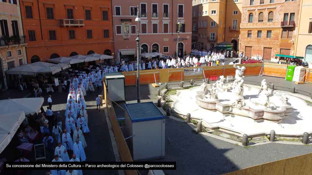 Convento Generale e Ritiro Spirituale a Roma, camminata silenziosa per la Fede per le vie della città alla presenza del Cardinale Patrono S. Em. Mons. Francesco Card. Monterisi (21-23 Giugno 2024)