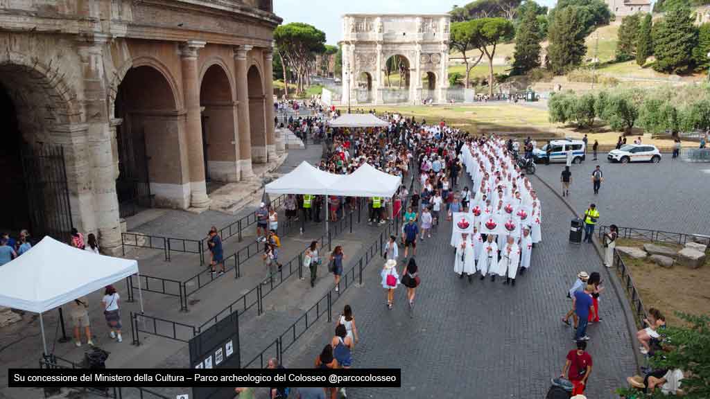 Convento Generale e Ritiro Spirituale a Roma, camminata silenziosa per la Fede per le vie della città alla presenza del Cardinale Patrono S. Em. Mons. Francesco Card. Monterisi (21-23 Giugno 2024)