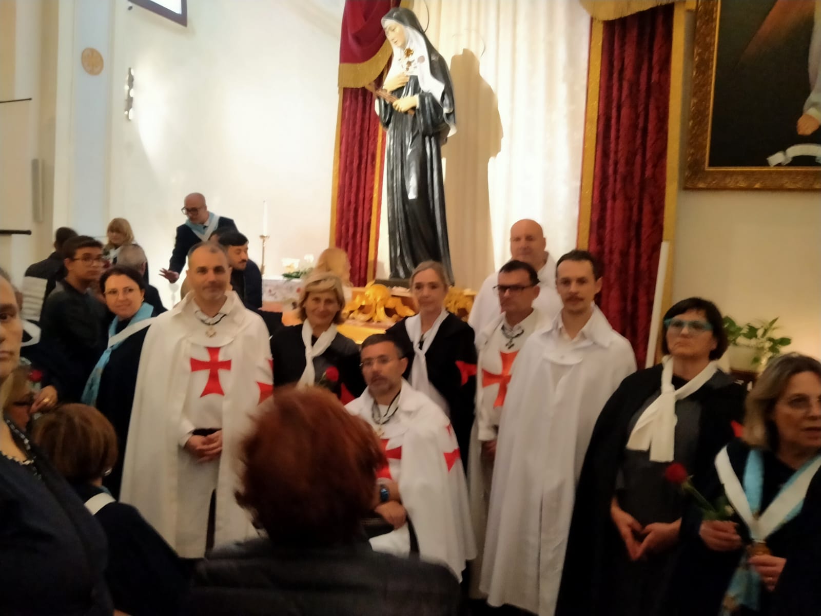 Partecipazione processione S. Rita per le vie cittadine a Bisceglie
