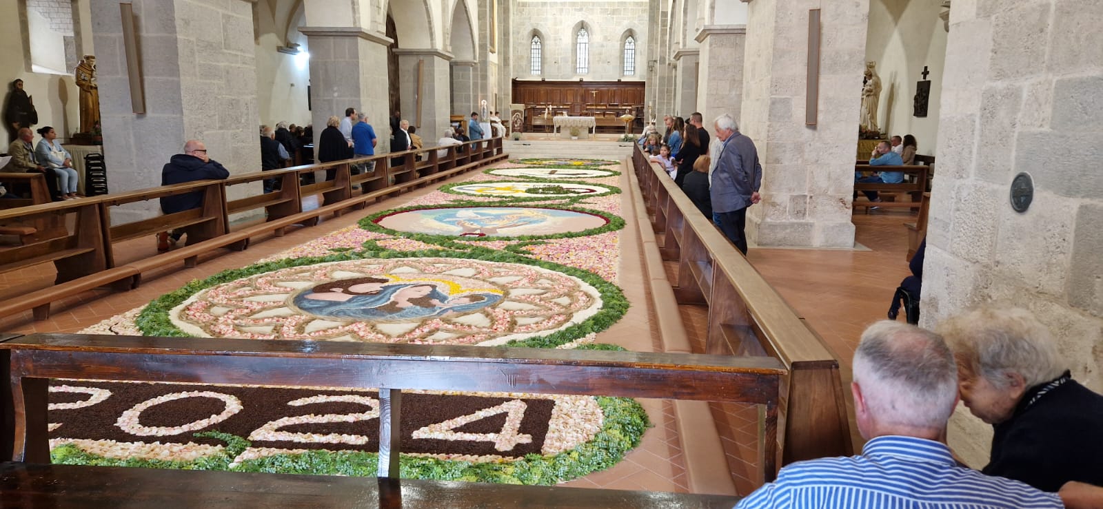 Corpus Domini presso l’abbazia cistercense di Valvisciolo (LT) 02.06.2024