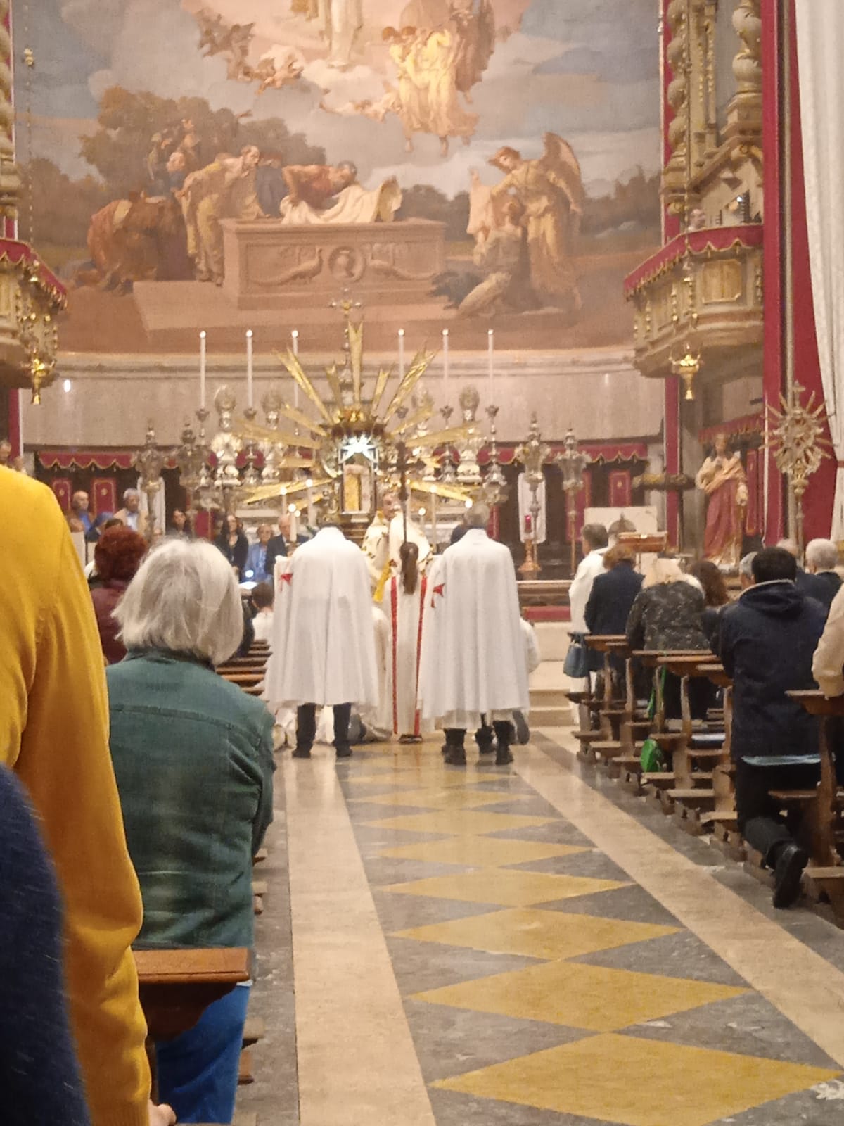 Santa Messa del Corpus Domini nella Basilica Minore di Santa Maria Assunta a Botticino Sera (Brescia)(Giugno 2024)