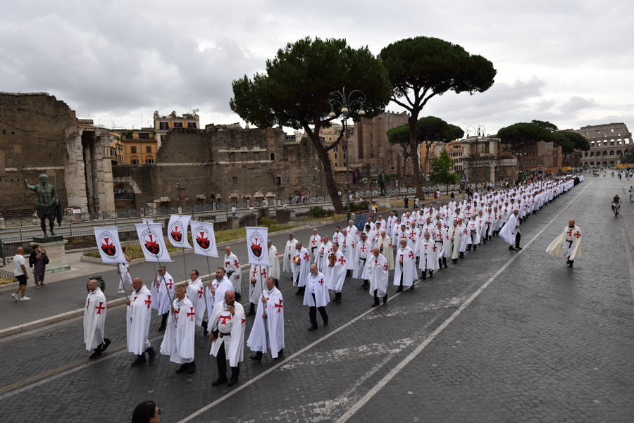 Convento Generale e Ritiro Spirituale a Roma, camminata silenziosa per la Fede per le vie della città alla presenza del Cardinale Patrono S. Em. Mons. Francesco Card. Monterisi (21-23 Giugno 2024)