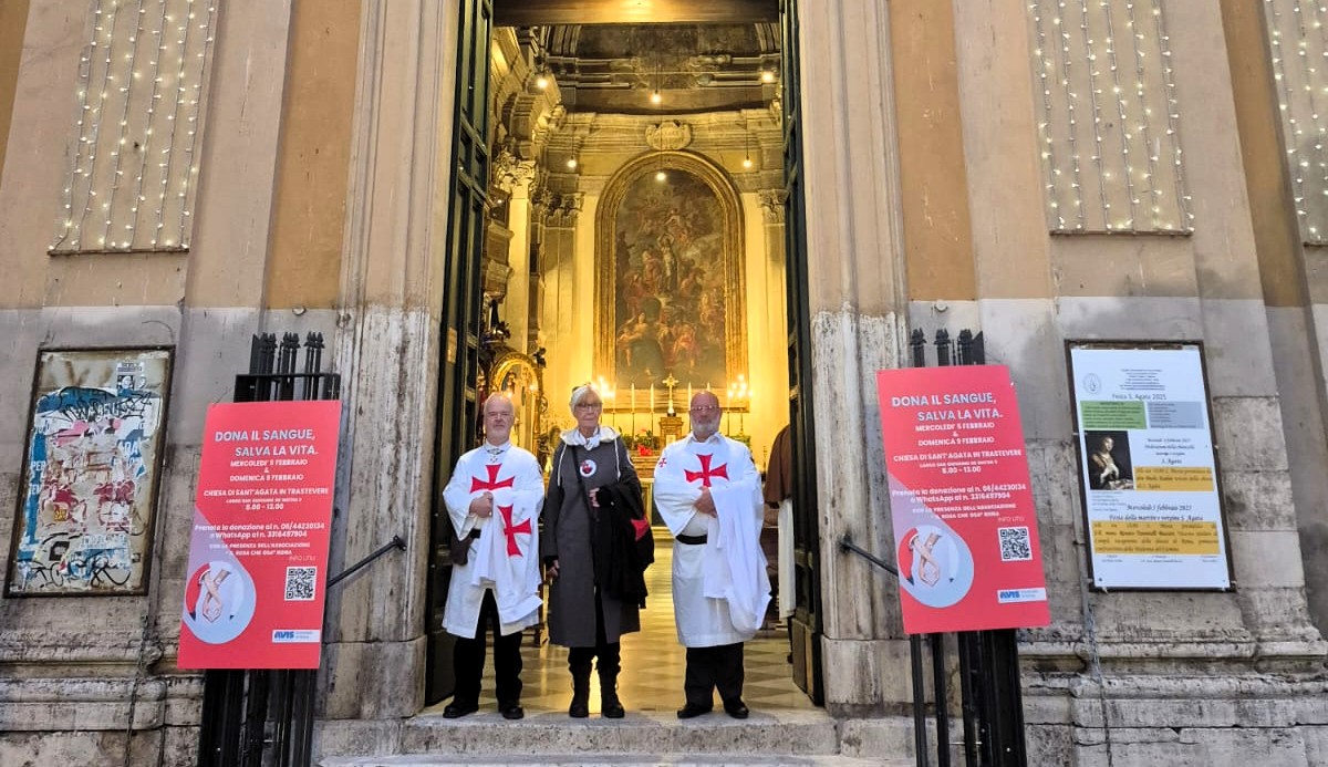 Santa Messa in onore di Sant’Agata presso la Chiesa di S. Agata in Trastevere a Roma 05.02.2025