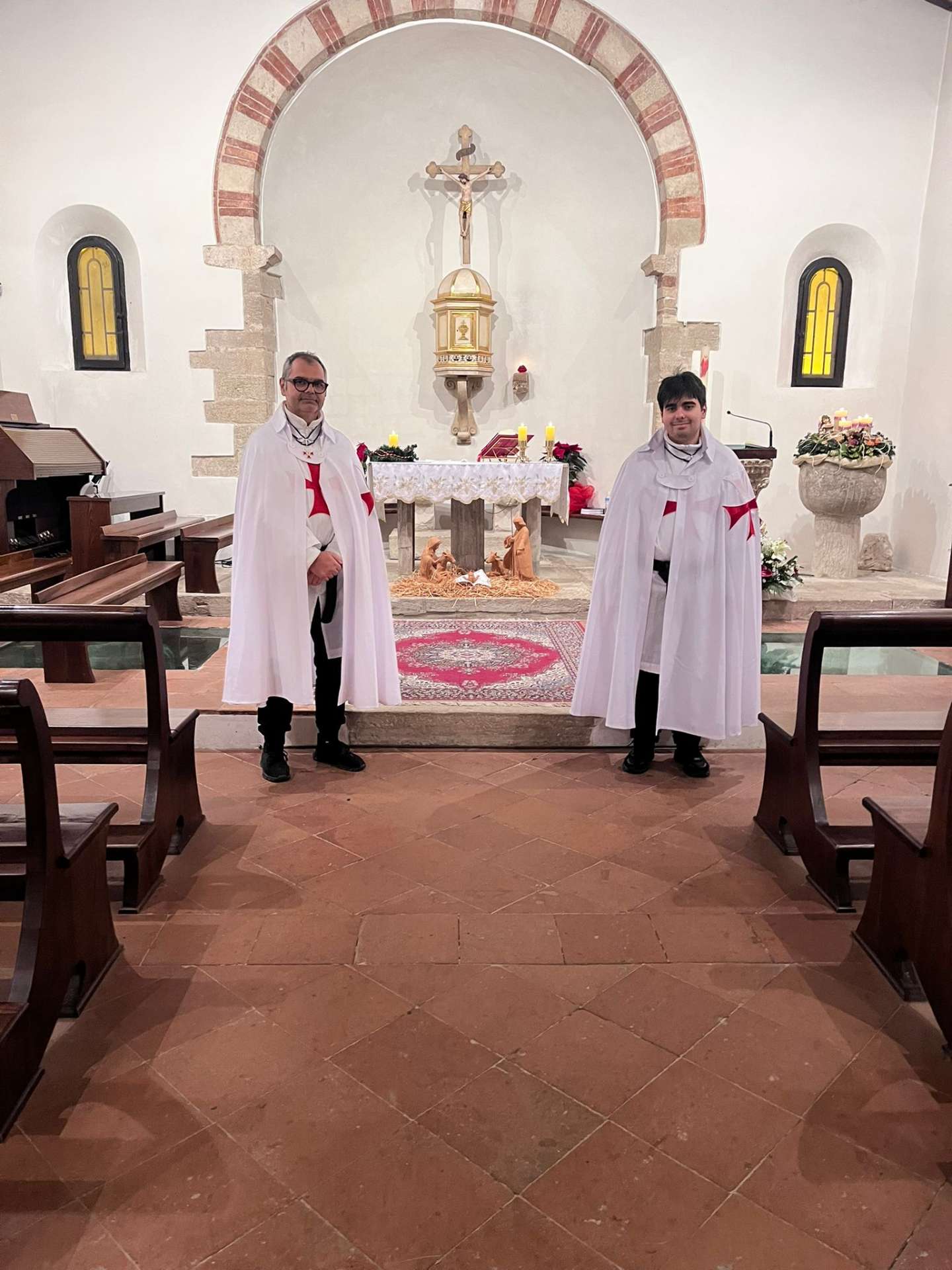 Templari nella Pieve Romanica della Trasfigurazione a San Salvatore fraz. di Rimini 11.01.2025
