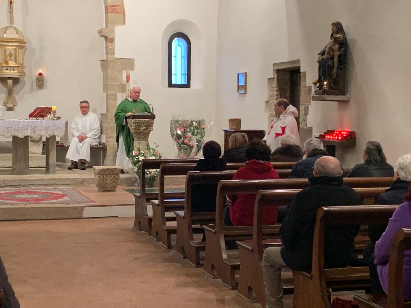 Templari nella Pieve Romanica della Trasfigurazione a San Salvatore fraz. di Rimini- 15.02.2025