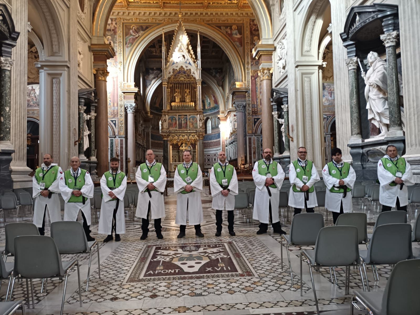 Templari nella Basilica di San Giovanni in Laterano