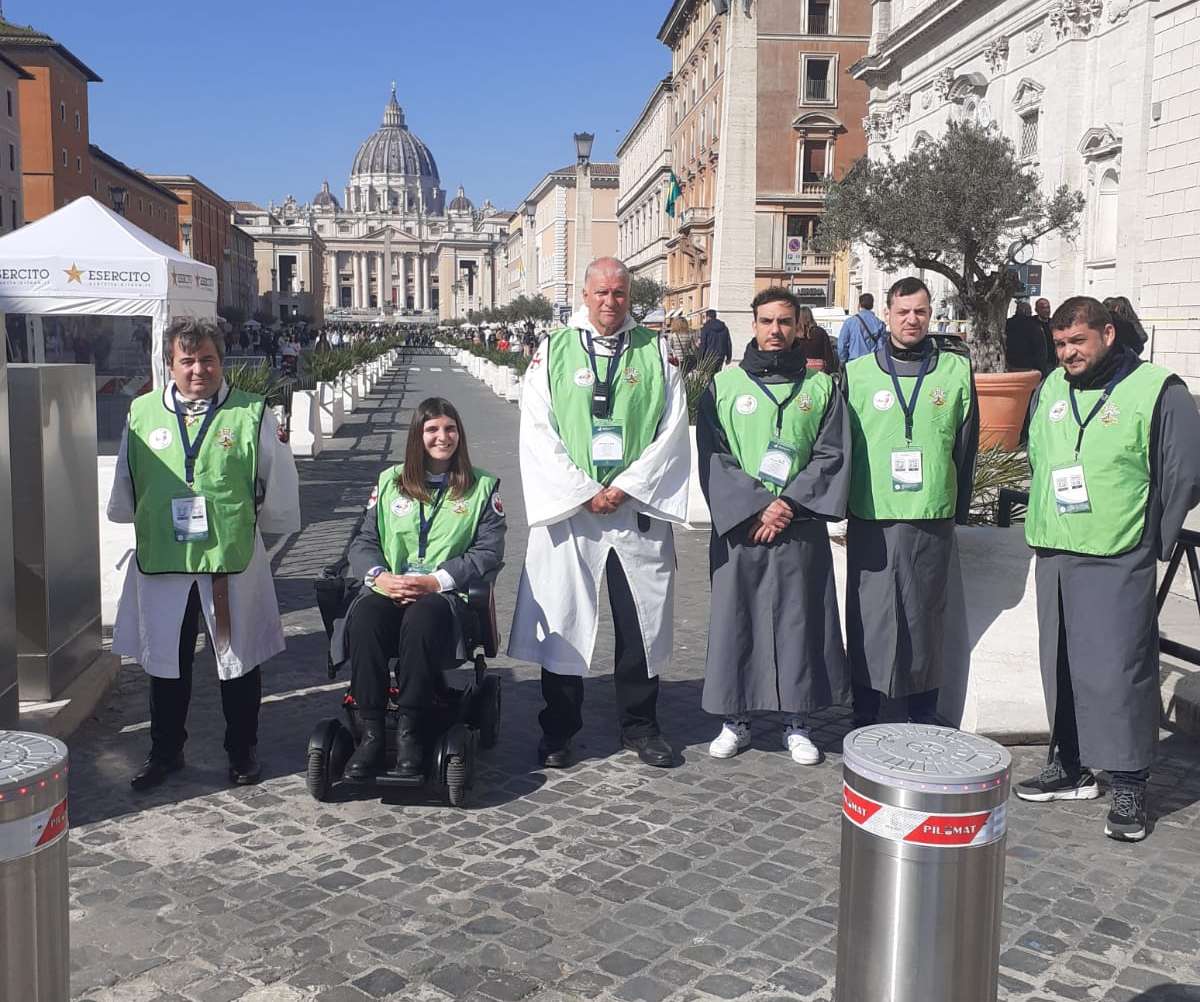 Templari in via della Conciliazione - Giubileo 2025