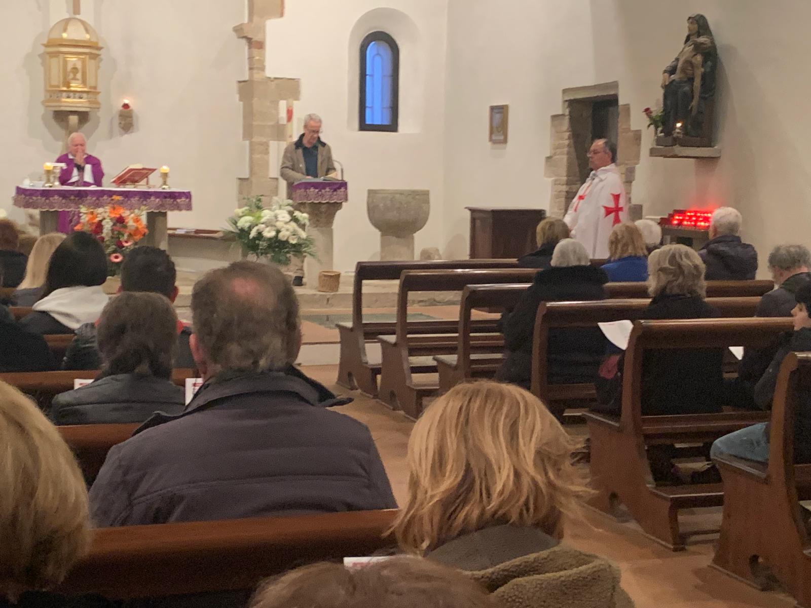 Templari nella Pieve Romanica della Trasfigurazione a San Salvatore fraz. di Rimini-15.03.2025