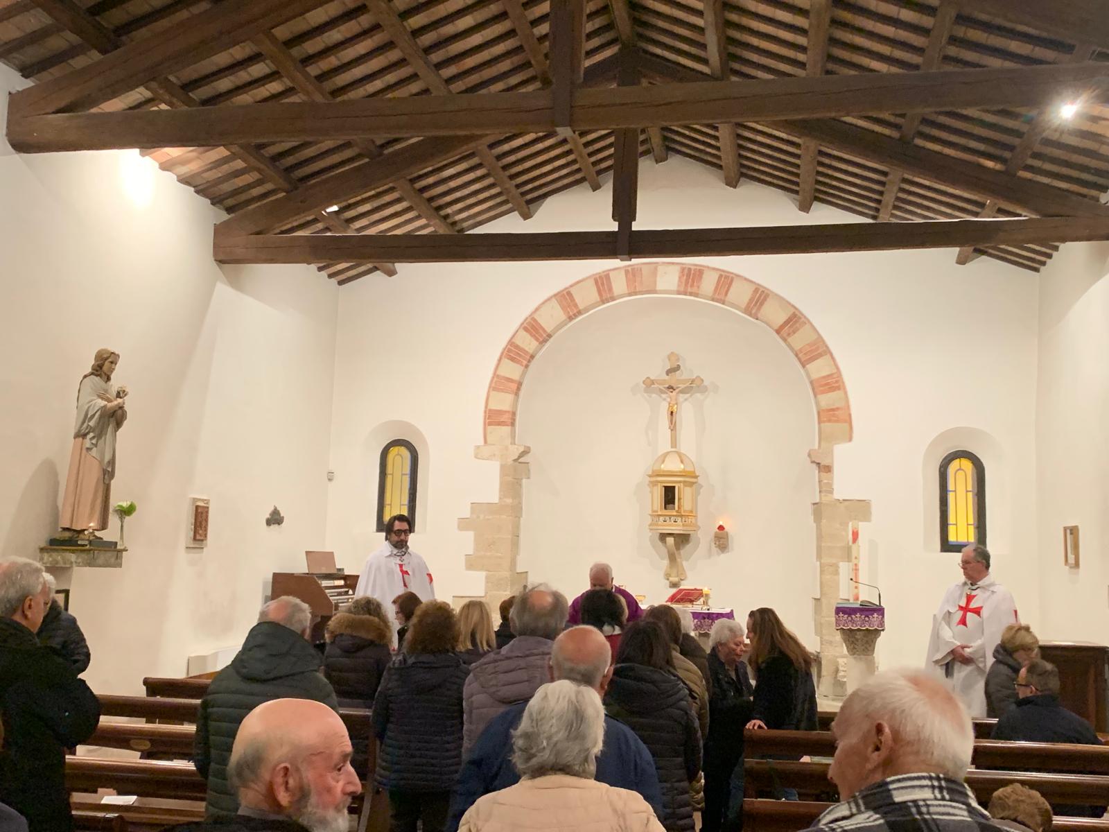 Templari nella Pieve Romanica della Trasfigurazione a San Salvatore fraz. di Rimini-22.03.2025