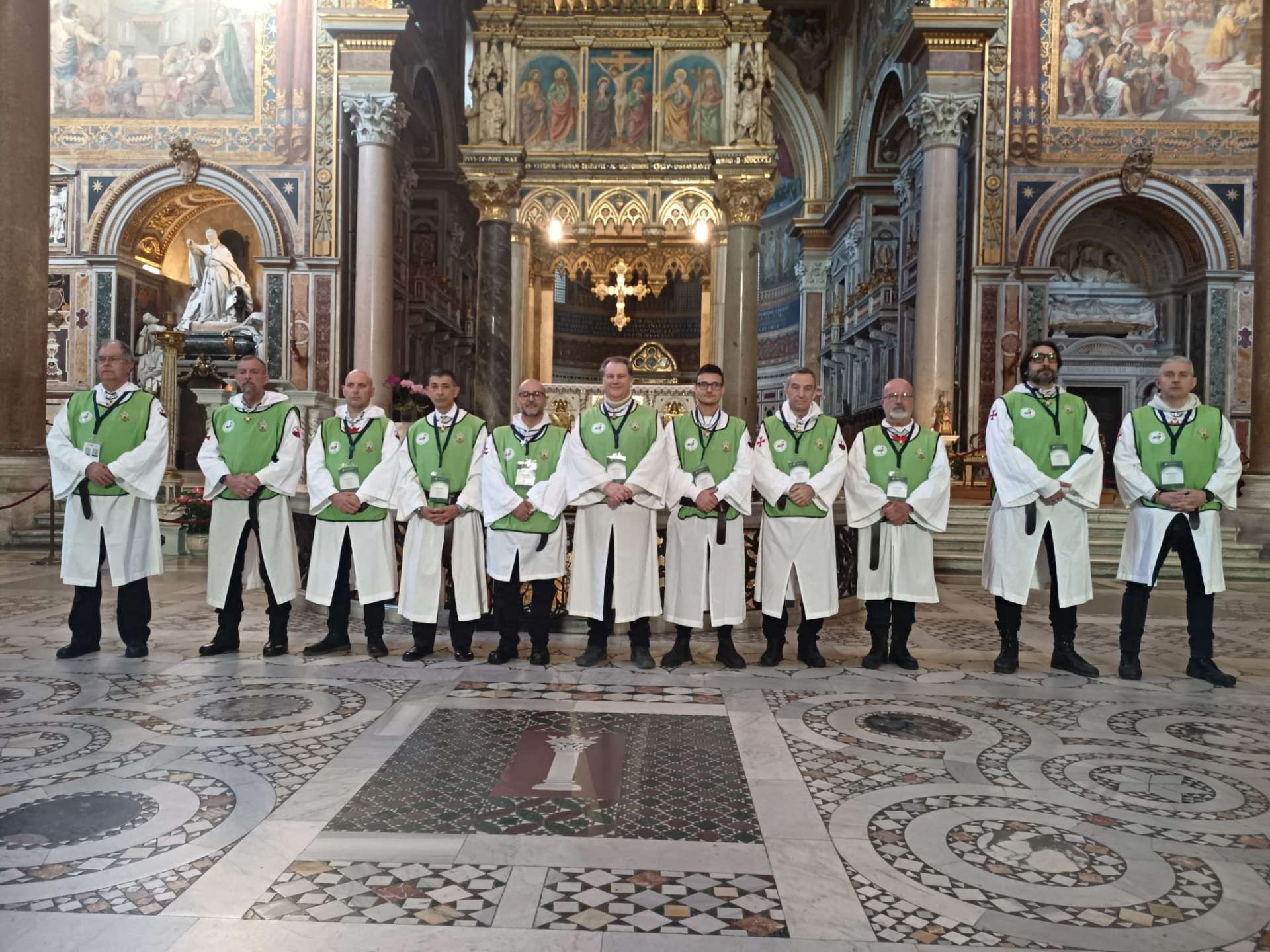 Templari nella Basilica di San Giovanni in Laterano