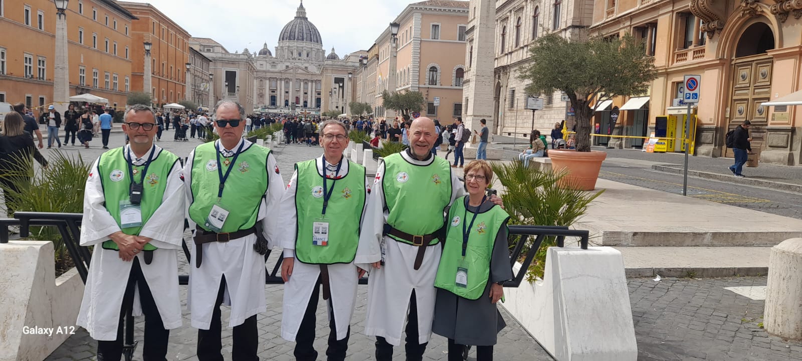 Templari in via della Conciliazione - Giubileo 2025