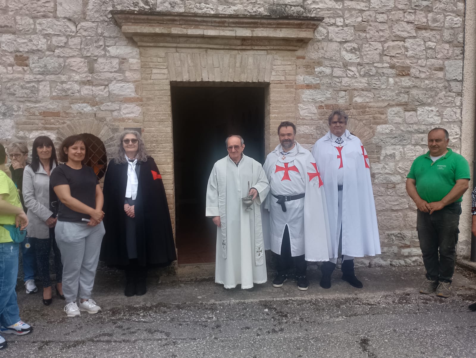 Templari nella Chiesa di Santa Croce di Collina - Fossato di Vico (PG) 03.05.2025