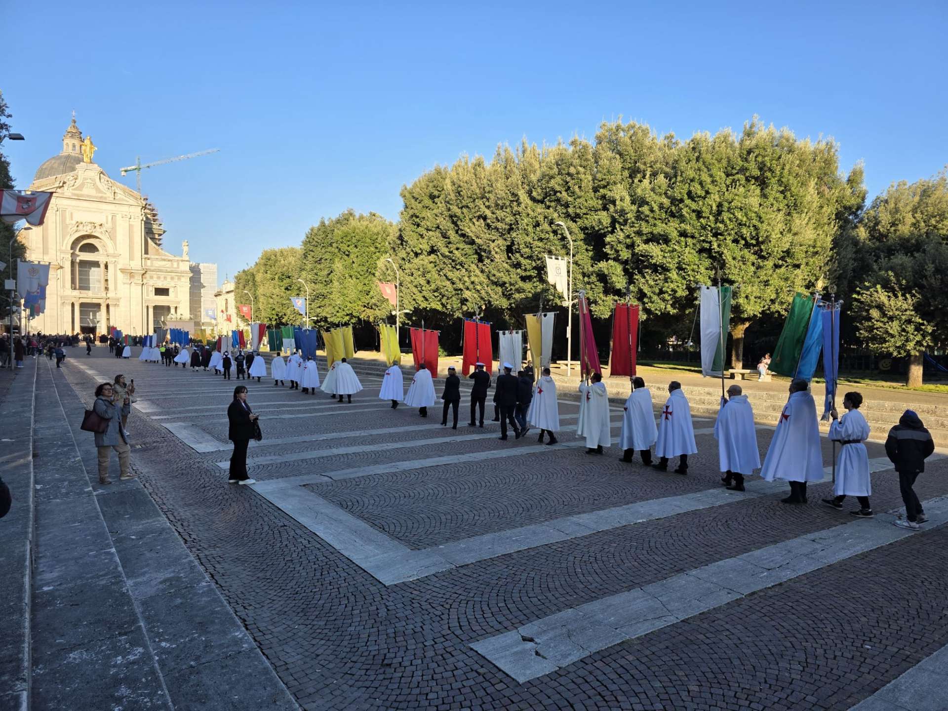 Templars at the Feast of October 3rd and 4th of St. Francis of Assisi – Patron Saint of Italy in Assisi (2025) in the presence of Prime Minister Giorgia Meloni
