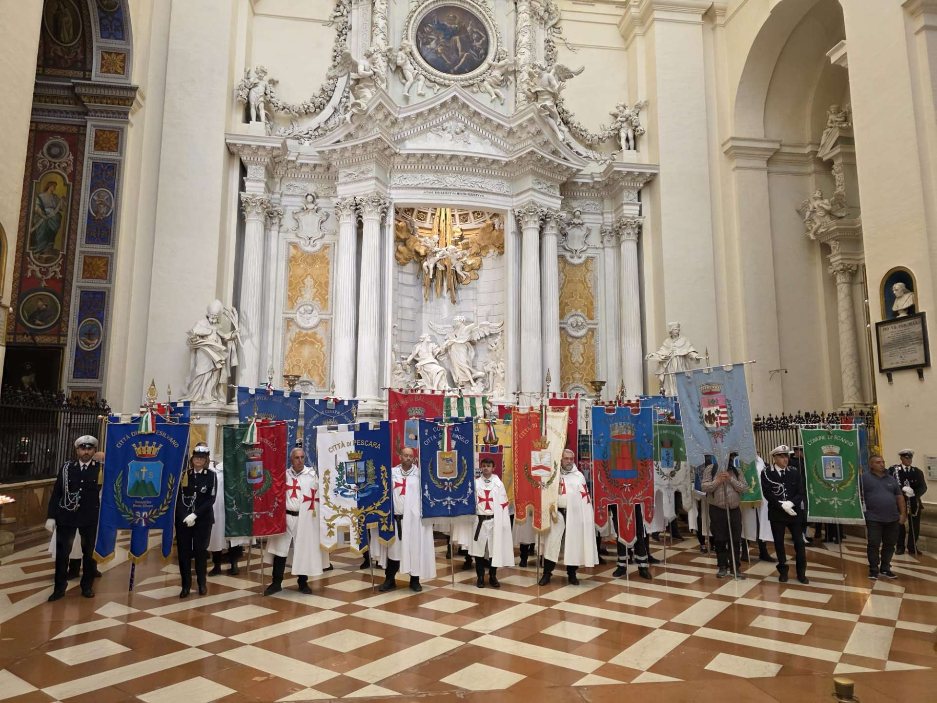Templars at the Feast of October 3rd and 4th of St. Francis of Assisi – Patron Saint of Italy in Assisi (2025) in the presence of Prime Minister Giorgia Meloni
