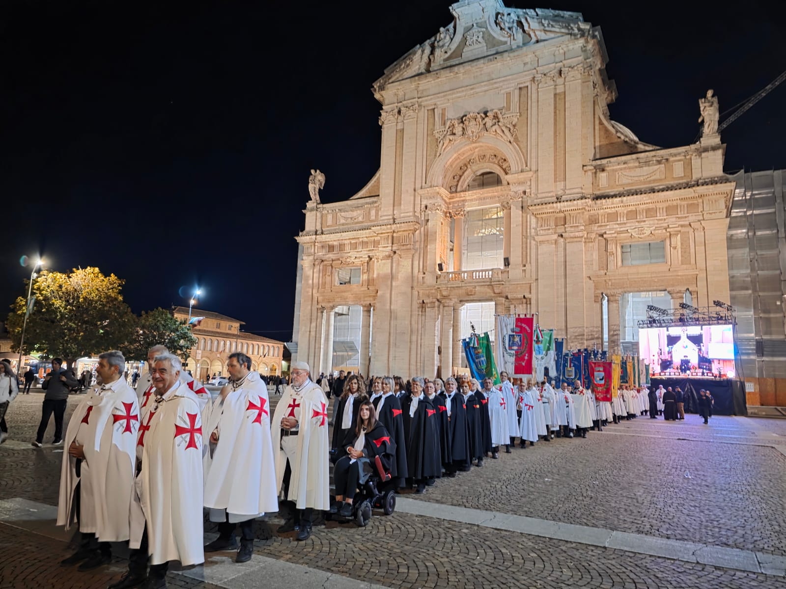 Templars at the Feast of October 3rd and 4th of St. Francis of Assisi – Patron Saint of Italy in Assisi (2025) in the presence of Prime Minister Giorgia Meloni