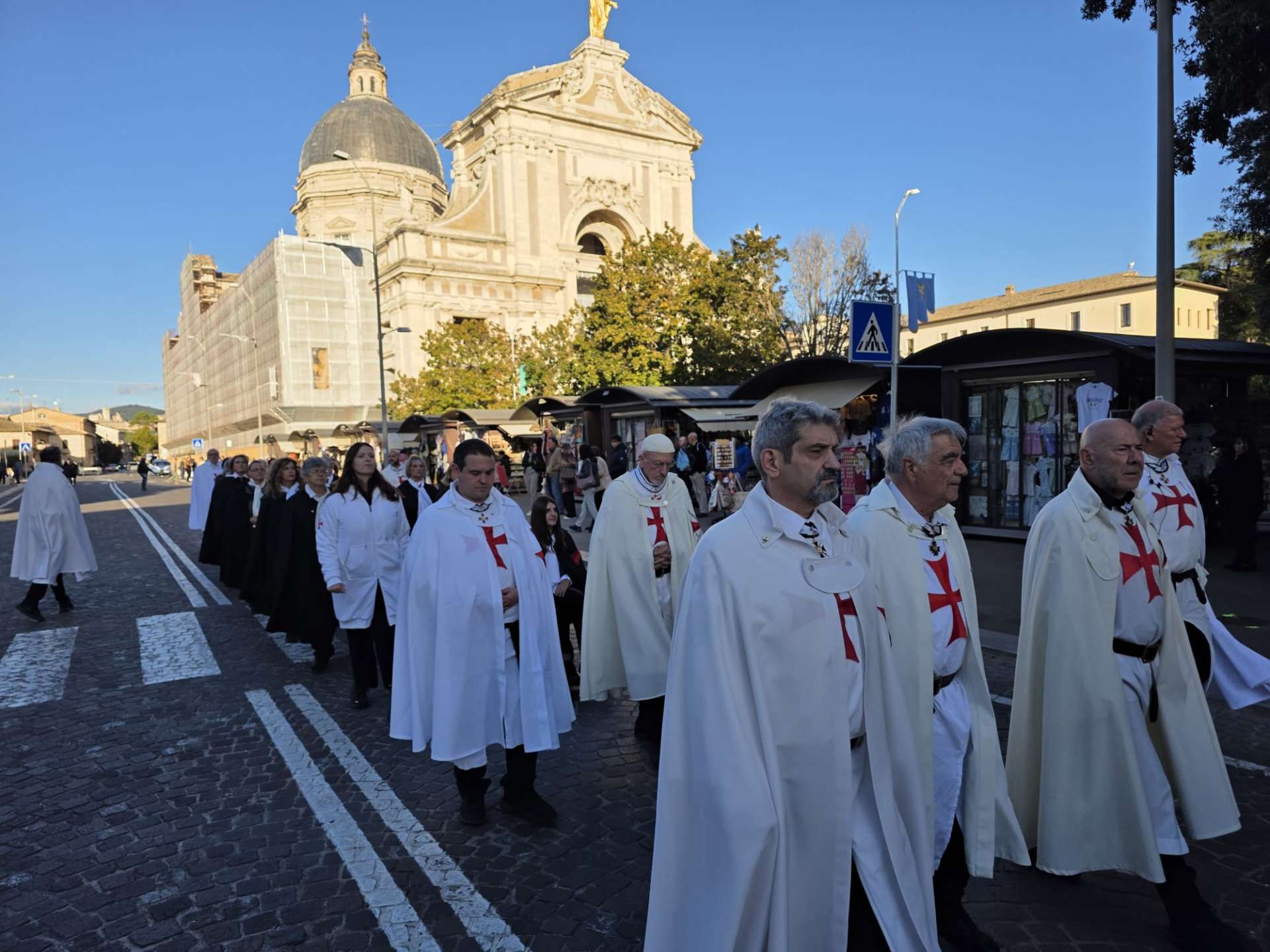 Templars at the Feast of October 3rd and 4th of St. Francis of Assisi – Patron Saint of Italy in Assisi (2025) in the presence of Prime Minister Giorgia Meloni