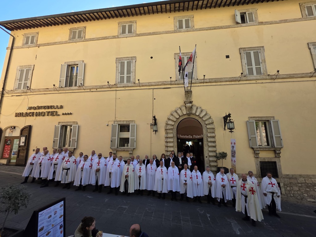 Templars at the Feast of October 3rd and 4th of St. Francis of Assisi – Patron Saint of Italy in Assisi (2025) in the presence of Prime Minister Giorgia Meloni