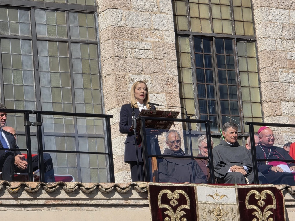 Templars at the Feast of October 3rd and 4th of St. Francis of Assisi – Patron Saint of Italy in Assisi (2025) in the presence of Prime Minister Giorgia Meloni