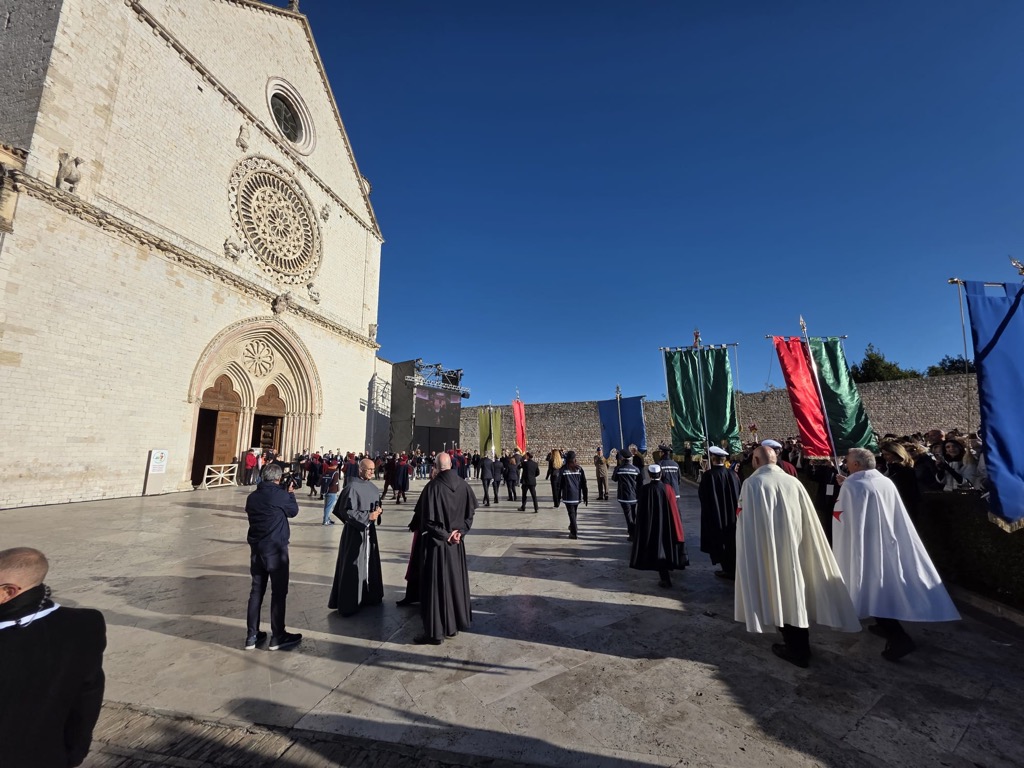 Templars at the Feast of October 3rd and 4th of St. Francis of Assisi – Patron Saint of Italy in Assisi (2025) in the presence of Prime Minister Giorgia Meloni