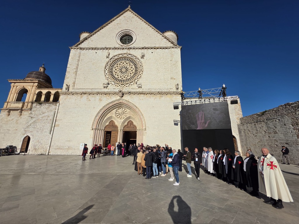 Templars at the Feast of October 3rd and 4th of St. Francis of Assisi – Patron Saint of Italy in Assisi (2025) in the presence of Prime Minister Giorgia Meloni