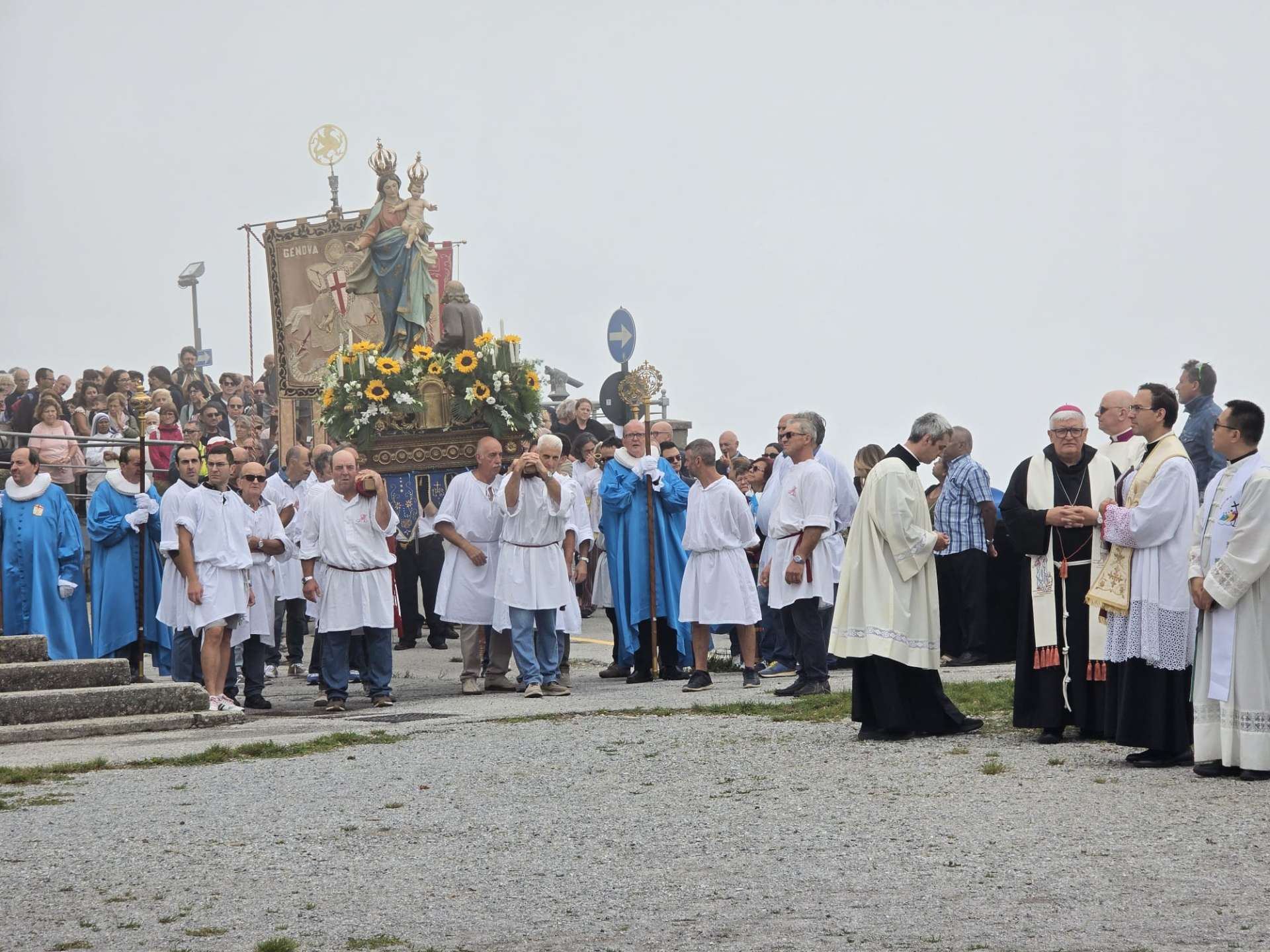 Festa della Madonna della Guardia al Santuario a lei intitolato con la presenza dell’Arcivescovo di Genova S.E.R. Mons. Marco Tasca (Agosto 2025)