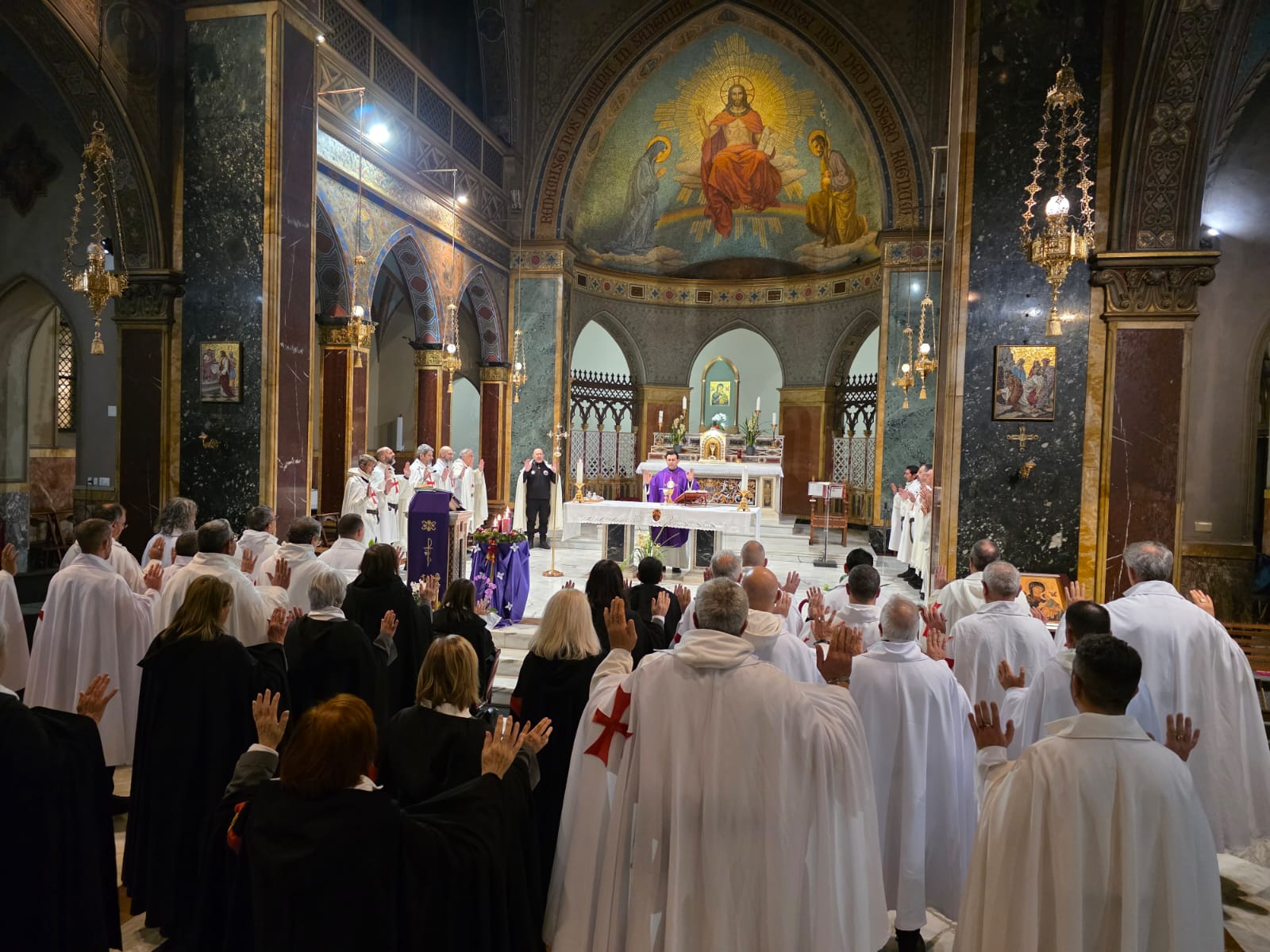 Holy Mass and prayer vigil at the Church of Sant’Alfonso all’Esquilino in Rome.