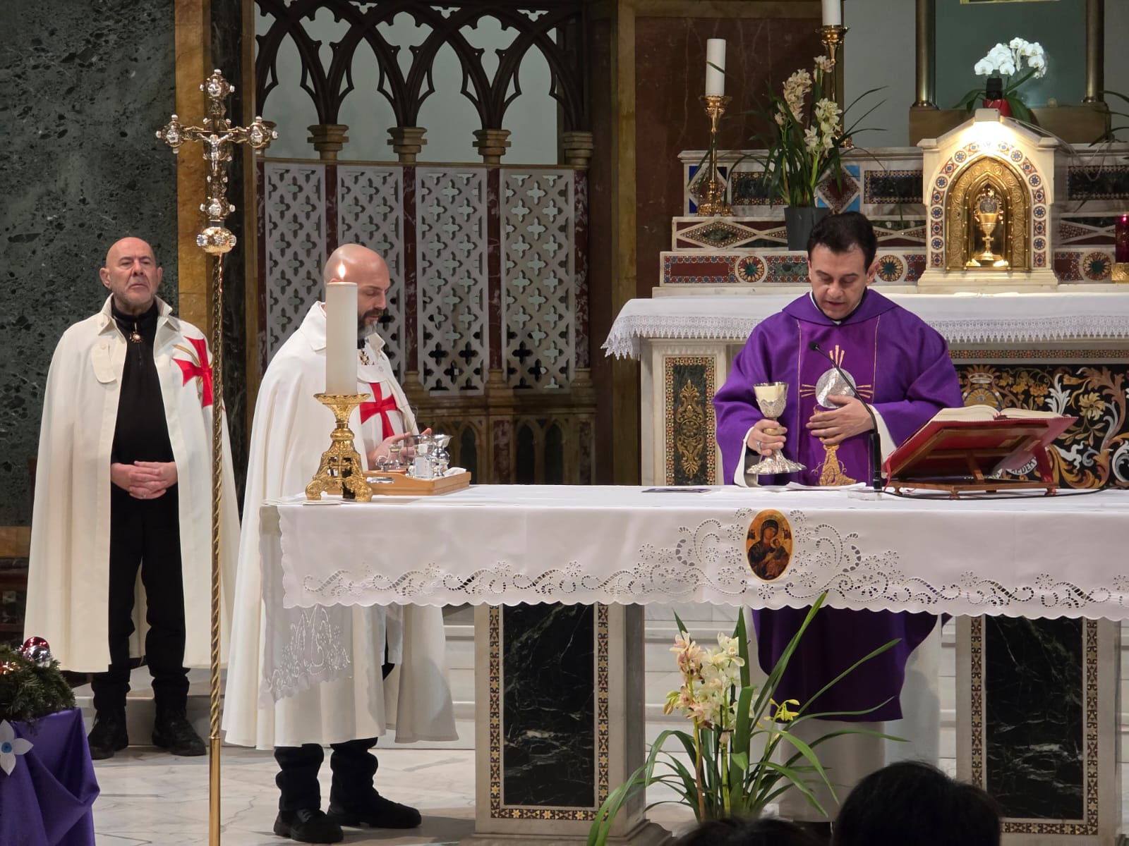 Holy Mass and prayer vigil at the Church of Sant’Alfonso all’Esquilino in Rome.