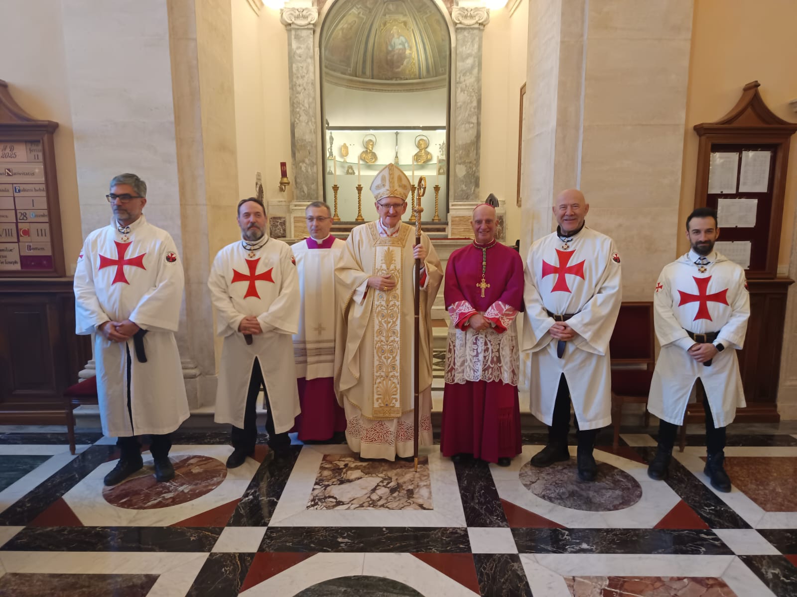 Abschluss der Heiligen Pforte in der Papstbasilika Sankt Paul vor den Mauern in Rom.