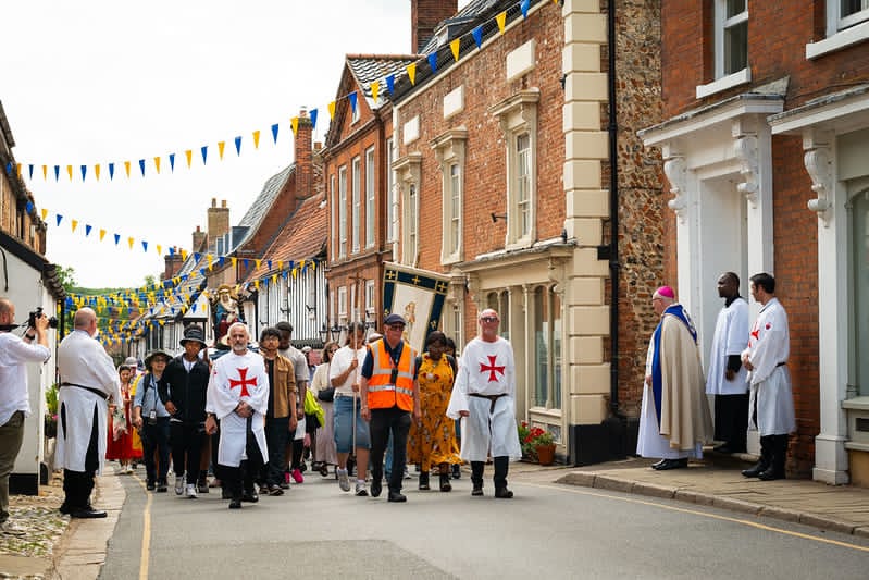 Pelligrinage at the Slipper Walsingham Chapel in Norwich – England
