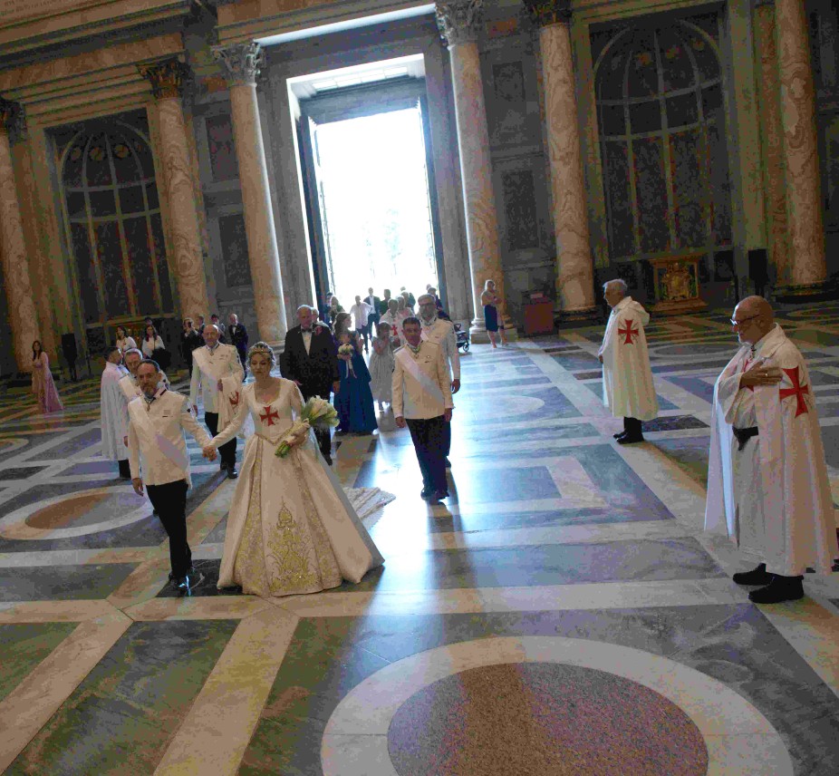 Un Jour de Grâce et de Fraternité : Les Templiers Aujourd’hui célèbrent un mariage à la Basilique Saint-Paul-hors-les-Murs – Rome
