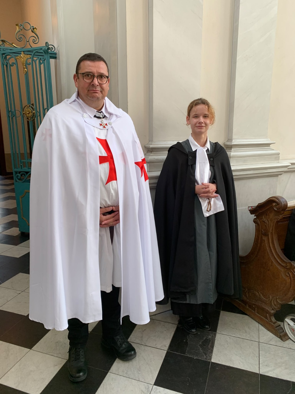 I Templari al servizio della fede durante la Settimana Festiva della Madonna Nera di Colonia – Germania