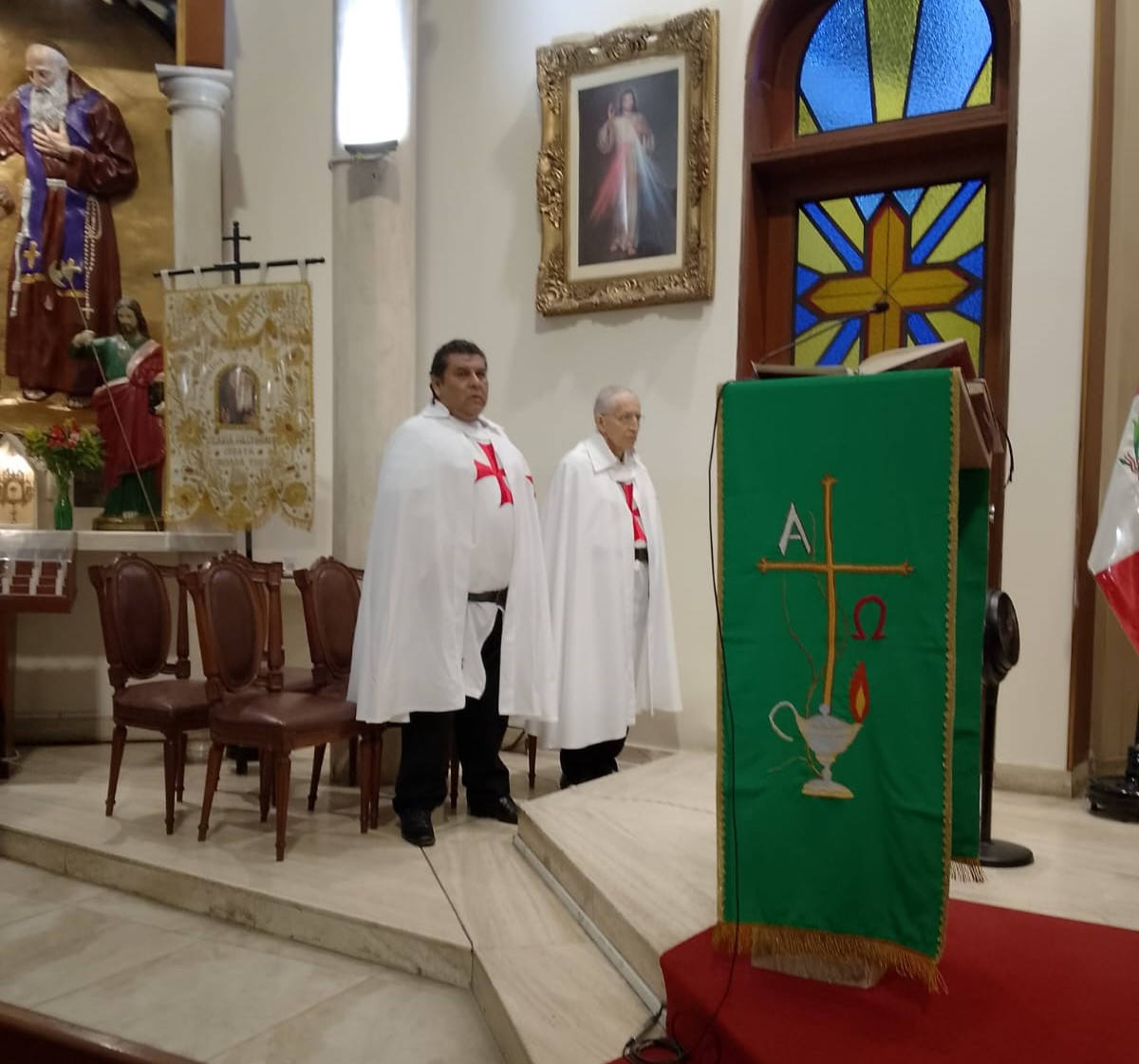 Santa Misa en la Iglesia de San Leopoldo en Lima (Perú).