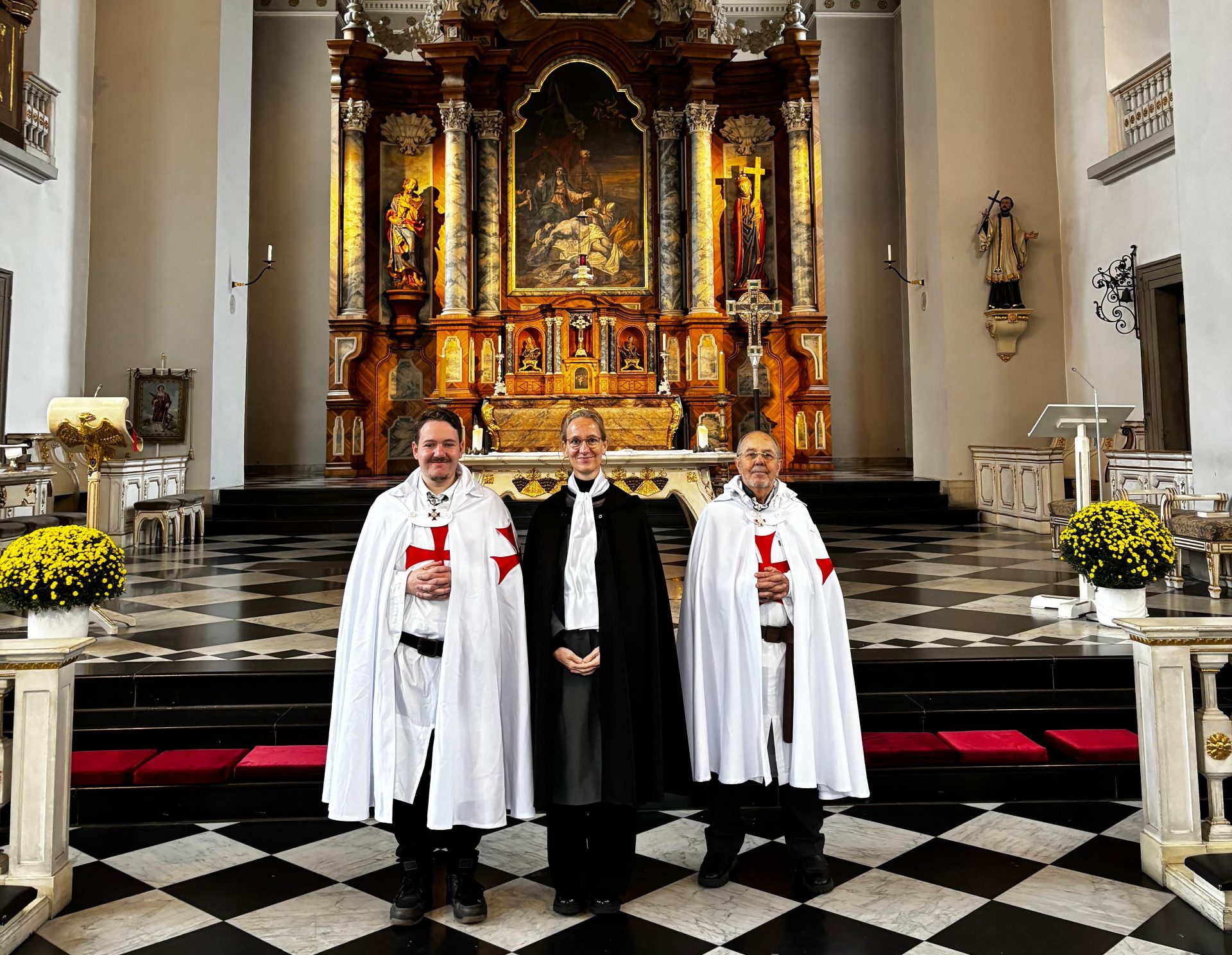 Heilige Messe in der Kirche St. Laurentius in Wuppertal (Deutschland).